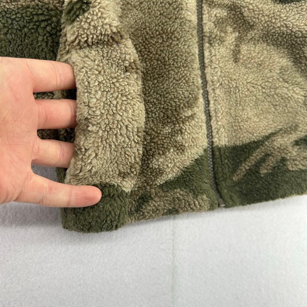 Cabela's Toddler Berber Fleece Hooded Full Zip Hunting Camo Fleece Jacket sz 2T - Picture 3 of 7